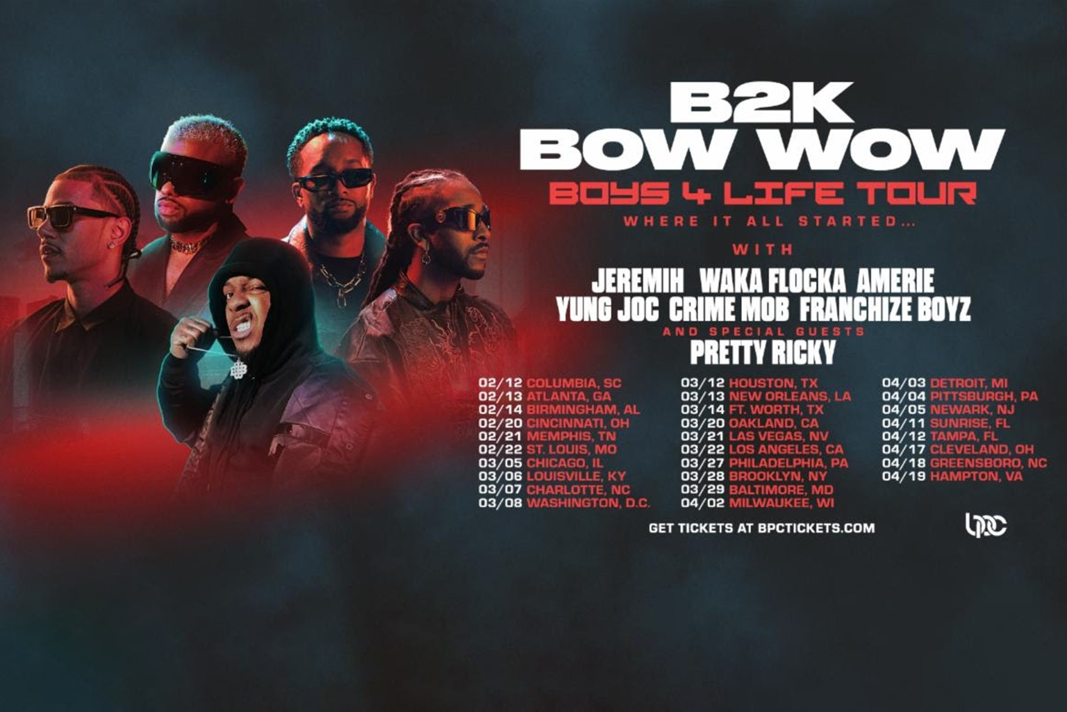 bow wow boys 4 life tour 2026