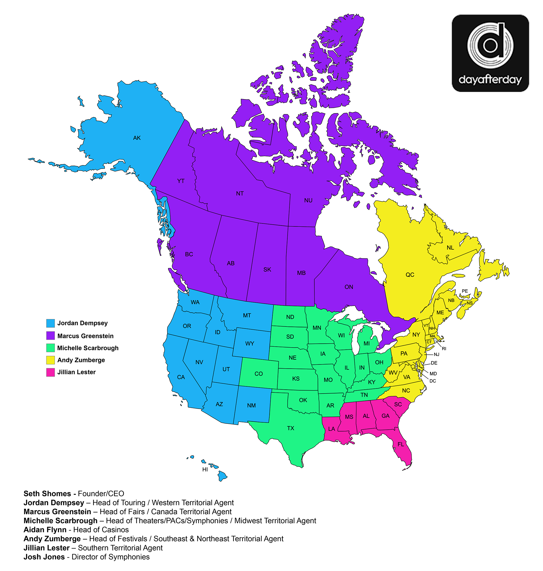 DADP 2026 Agent Territory Map