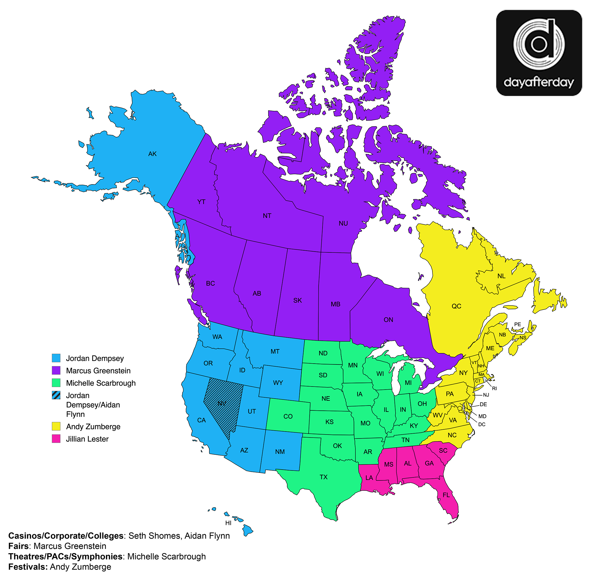 DADP 2026 Agent Territory Map