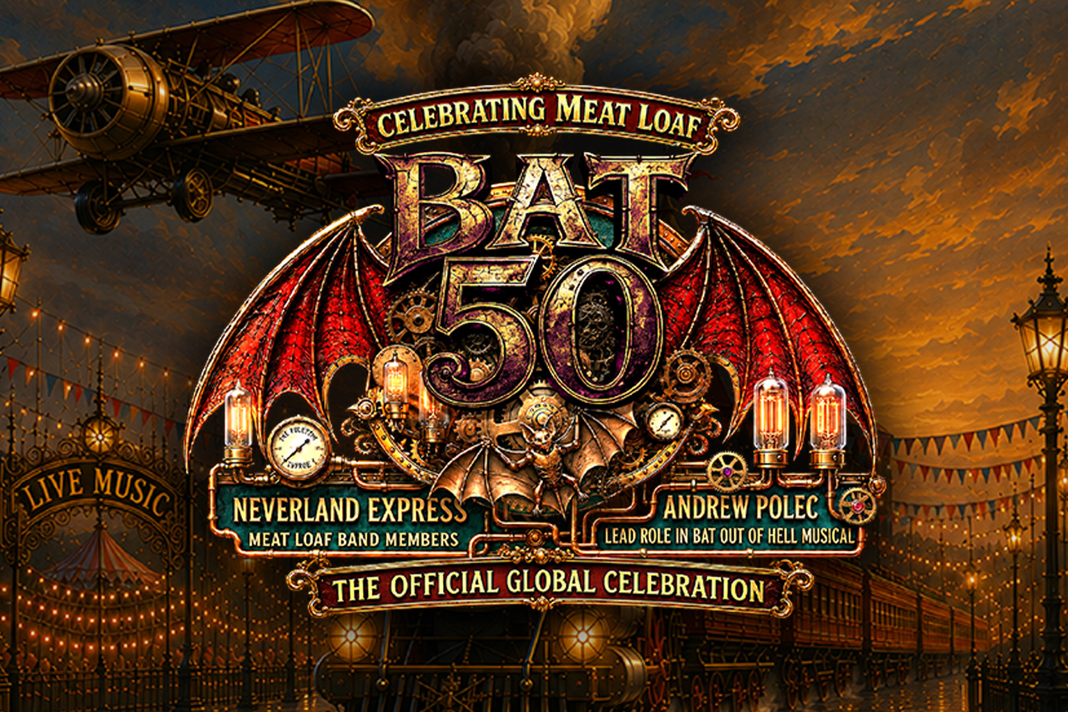 celebrating meat loaf bat50