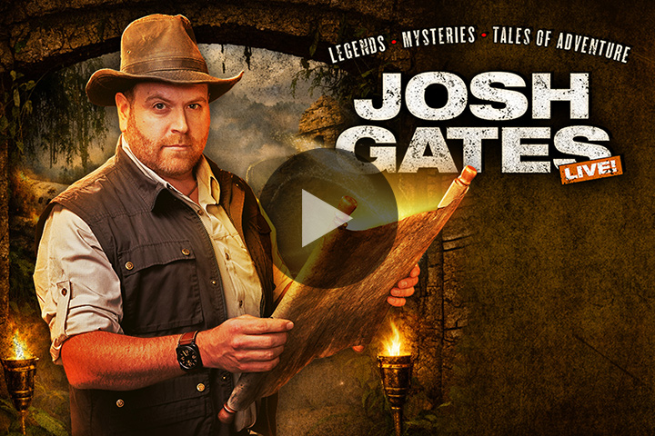 josh gates live promo video